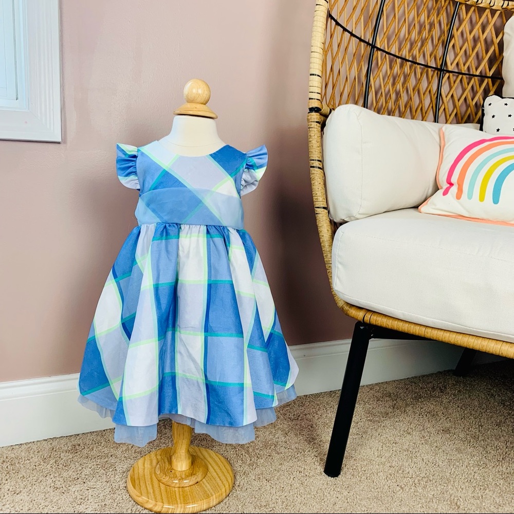 Rare editions plaid dress